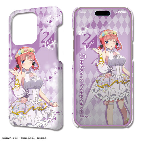 『五等分の花嫁∽』デザジャケット iPhone 14 Proケース&保護シート デザイン02(中野二乃/花の妖精ver.)【描き下ろし】